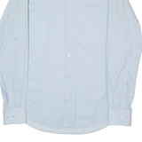 BOSS Gieson Mens Plain Shirt Blue Long Sleeve M