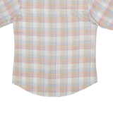 LEVI'S Mens Shirt Blue Linen 90s Plaid L