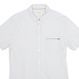 DIESEL Mens Plain Shirt Blue M