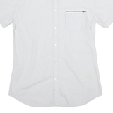 DIESEL Mens Plain Shirt Blue M