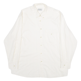 ORIGINAL LINCRON SHIRT Mens Shirt Cream Striped Long Sleeve XL