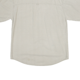 DOCKERS Mens Plain Shirt Beige L