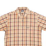 JACK WOLFSKIN Mens Shirt Orange Check S