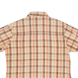 JACK WOLFSKIN Mens Shirt Orange Check S