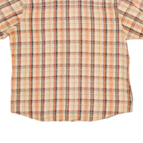 JACK WOLFSKIN Mens Shirt Orange Check S