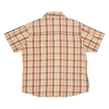 JACK WOLFSKIN Mens Shirt Orange Check S