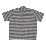 PATONG Mens Shirt Black Check 2XL