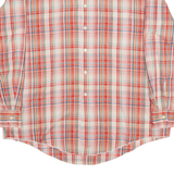 WASH AND WEAR Mens Shirt Red Check Long Sleeve XL