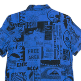 QUIKSILVER Modern Fit Mens Shirt Blue XS
