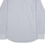 HUGO BOSS Regular Fit Mens Shirt Black Striped Long Sleeve M