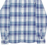 TIMBERLAND Mens Shirt Blue Plaid Long Sleeve M