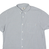 TIMBERLAND Slim Fit Mens Shirt Blue Check L