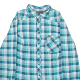 MAMMUT Womens Shirt Green Check Long Sleeve M
