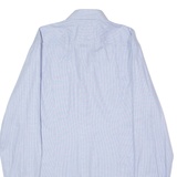 BOSS Jason Slim Fit Mens Plain Shirt Blue Long Sleeve M