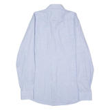 BOSS Jason Slim Fit Mens Plain Shirt Blue Long Sleeve M