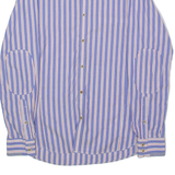 TED BAKER Mens Shirt Blue Striped Long Sleeve M