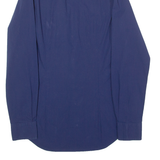 TOMMY HILFIGER Tailored Slim Fit Mens Plain Shirt Blue Long Sleeve M