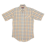 LEVI'S Mens Shirt Brown Check S