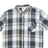 LEVI'S Mens Shirt Grey Check L