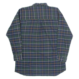 CHAPS RALPH LAUREN Mens Shirt Blue Check Long Sleeve L