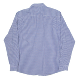NAUTICA Mens Shirt Blue Check Long Sleeve L