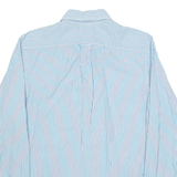 NAUTICA Slim Fit Mens Shirt Blue Striped Long Sleeve M