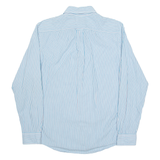 NAUTICA Slim Fit Mens Shirt Blue Striped Long Sleeve M