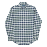 RALPH LAUREN Mens Shirt Blue Check Long Sleeve M
