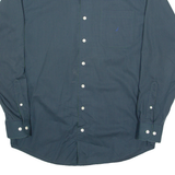 NAUTICA Mens Shirt Green Gingham Long Sleeve M