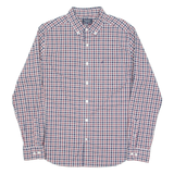 NAUTICA Mens Shirt Red Check Long Sleeve L