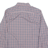 NAUTICA Mens Shirt Red Check Long Sleeve L