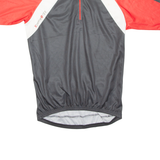 XTREME@TEX Cycling Mens Jersey Black 3/4 Sleeve 1/4 Zip XL
