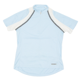DESCENTE Cycling Womens Jersey Blue 1/4 Zip M