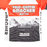 CUORE Cycling Mens Jersey Red 1/4 Zip M