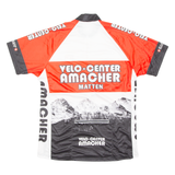 CUORE Cycling Mens Jersey Red 1/4 Zip M