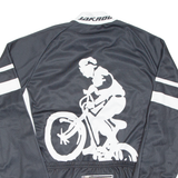 JACKAROO Cycling Mens Jersey Black Long Sleeve Full Zip M