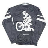 JACKAROO Cycling Mens Jersey Black Long Sleeve Full Zip M