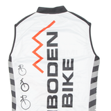 CUORE Cycling Mens Jersey White Sleeveless Full Zip M