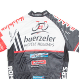 HUERZELER Cycling Mens Jersey Black Full Zip M