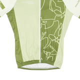 TEXNER Cycling Mens Jersey Green Full Zip M