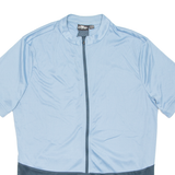 CRANE Cycling Mens Jersey Blue Full Zip M