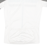 CRANE Cycling Mens Jersey White Full Zip L