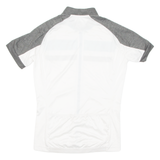 CRANE Cycling Mens Jersey White Full Zip L