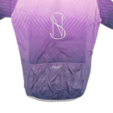 Cycling Womens Jersey Purple Full Zip L