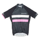 Cycling Mens Jersey Black Full Zip S