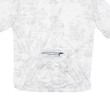 Cycling Mens Jersey White Full Zip XL