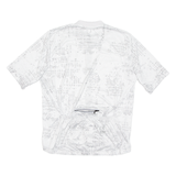 Cycling Mens Jersey White Full Zip XL