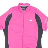 Cycling Womens Jersey Pink Full Zip L