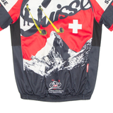 Cycling Mens Jersey Red Full Zip S