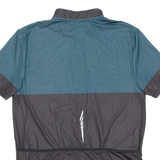 Cycling Mens Jersey Blue Full Zip M